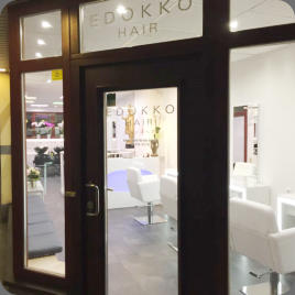 Der Eingangsbereich von Edokko Hair Friseur Salon Mnchen Schwabing